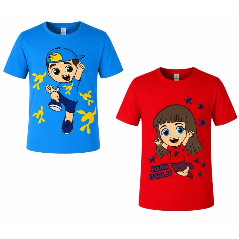 CAMISETA CAMISA Lucas Neto GI Fantasia Infantil Personagens Meninos Naruto Homem Aranha Marwel YouTube Festa jogos