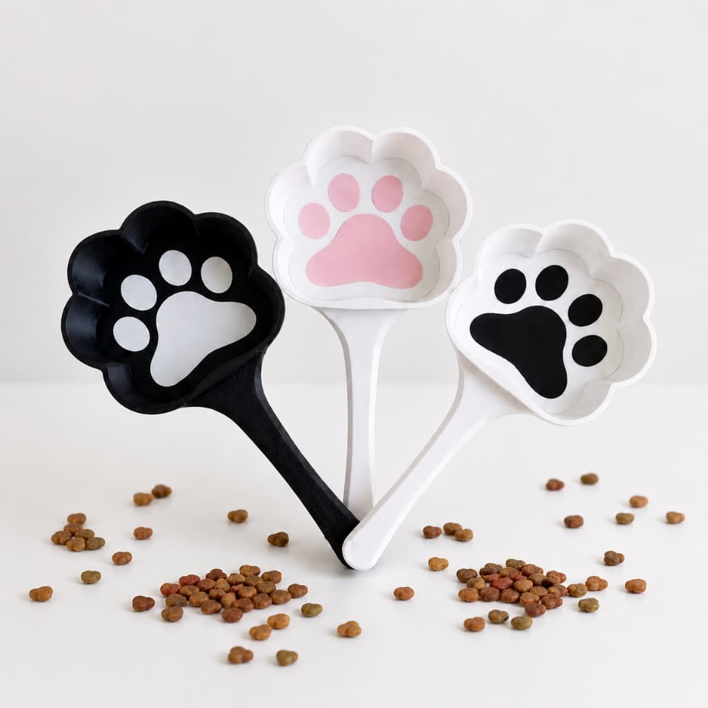 Colher Medidor para Ração de Cachorro Gato Pet Pegador Dosador Dispenser Scooper Pá de Ração