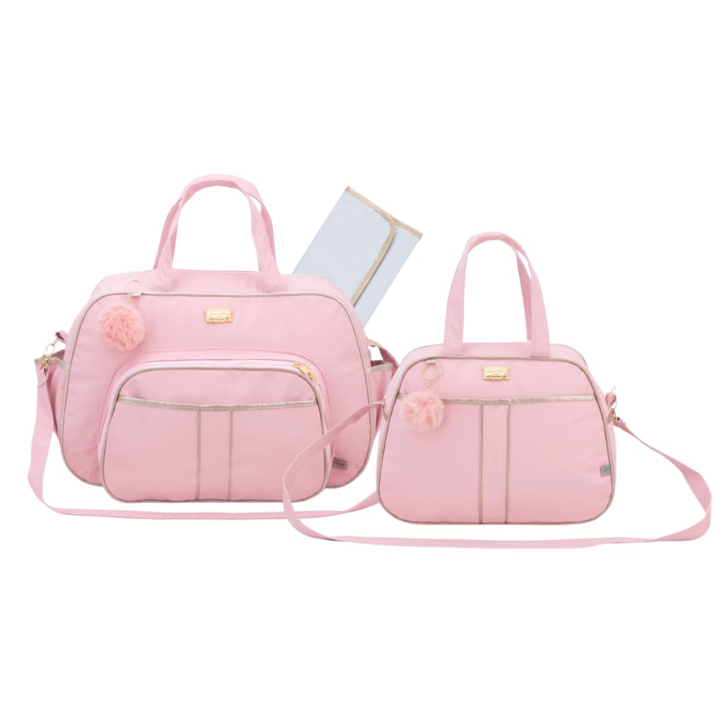 Kit Maternidade com Bolsa Térmica, frasqueira Térmica e Trocador Portátil Baby Classic