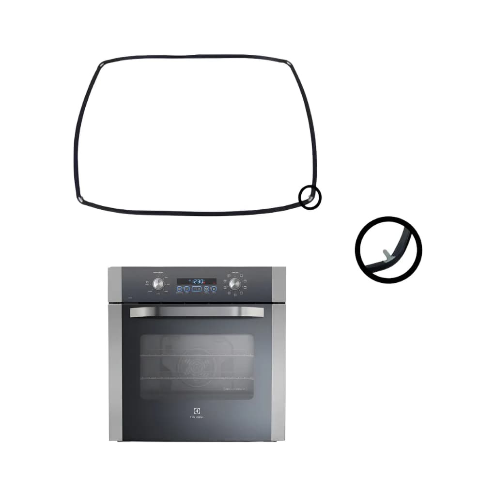 Vedação Para Forno Eletrico Electrolux Oe8tx 47x34cm | Borracha Gaxeta Guarnição Térmica