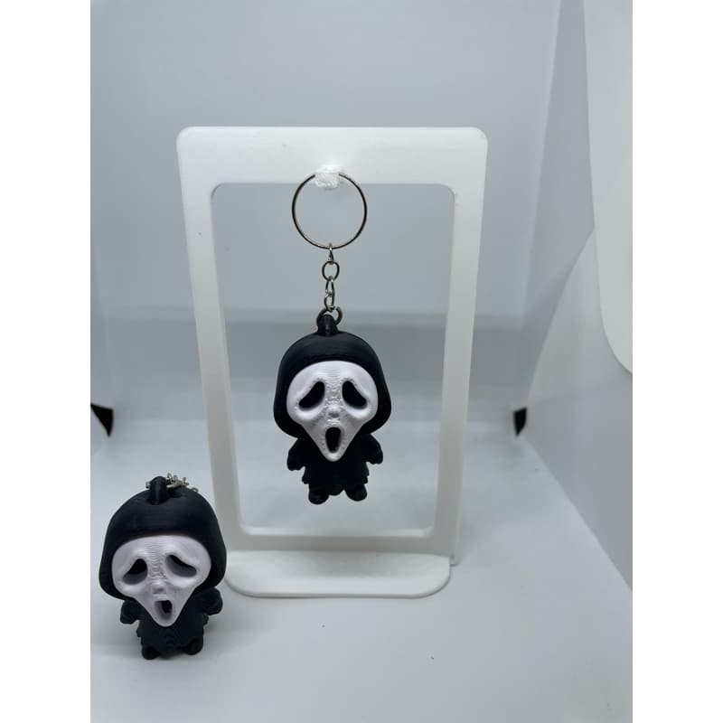 Chaveiro Ghostface em Impressão 3D | Acessório para Chaves, Bolsa e Mochil