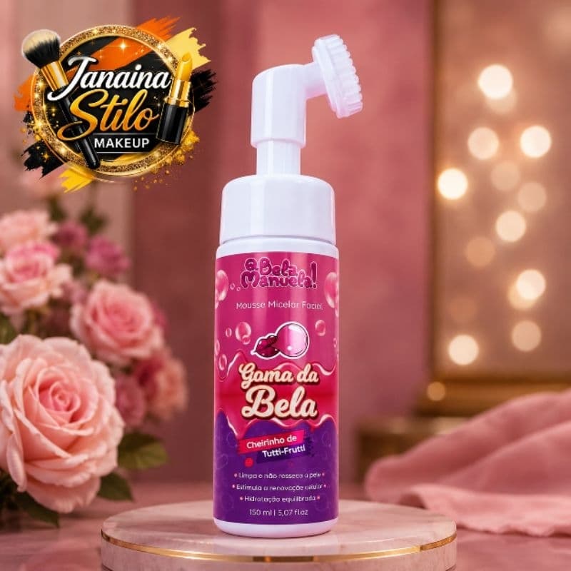 Mousse Micelar Limpeza Facial Q Bela Manuela!