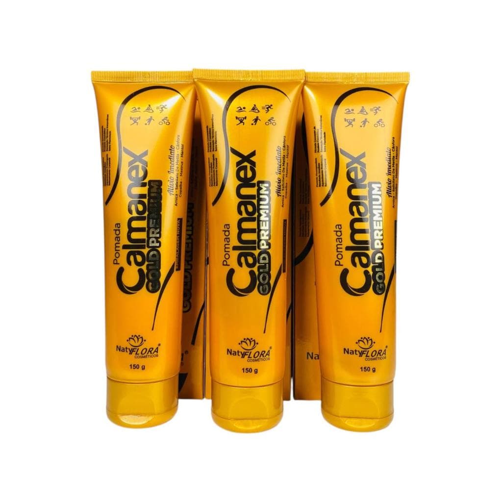 Pomada Gold Premium Aquecimento Prolongando 3.Un 150g NatyFlora Cosméticos