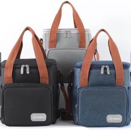 Bolsa Marmita Térmica Oxford Impermeável Lancheira para Trabalho Academia Piquinique Faculdade Escola