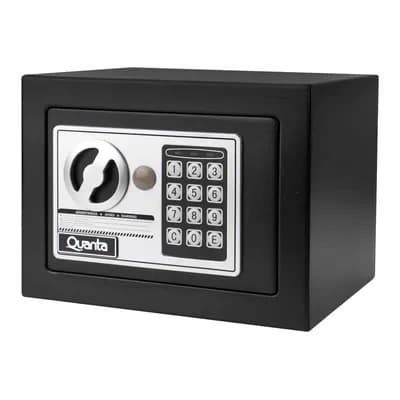 Cofre Digital Quanta QTCFN5 5 Litros Senha 12 Dígitos Preto