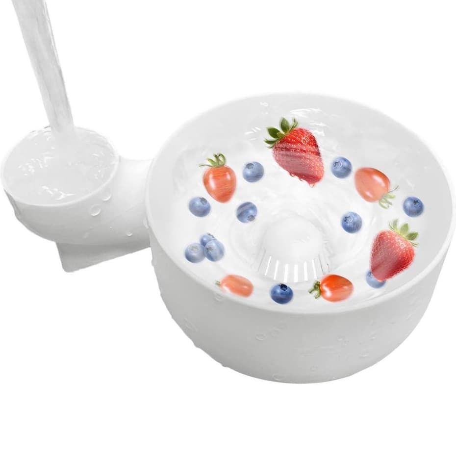 Tigela Escorredor De Frutas Criativa Multifuncional Pia Cozinha Coador Lavador Moderno