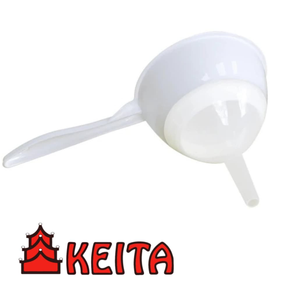 Peneira com Funil Coador Grande 2 em 1 Suco Vitamina Keita