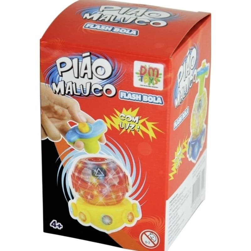 Pião Maluco Flash Bola Pião Maluco