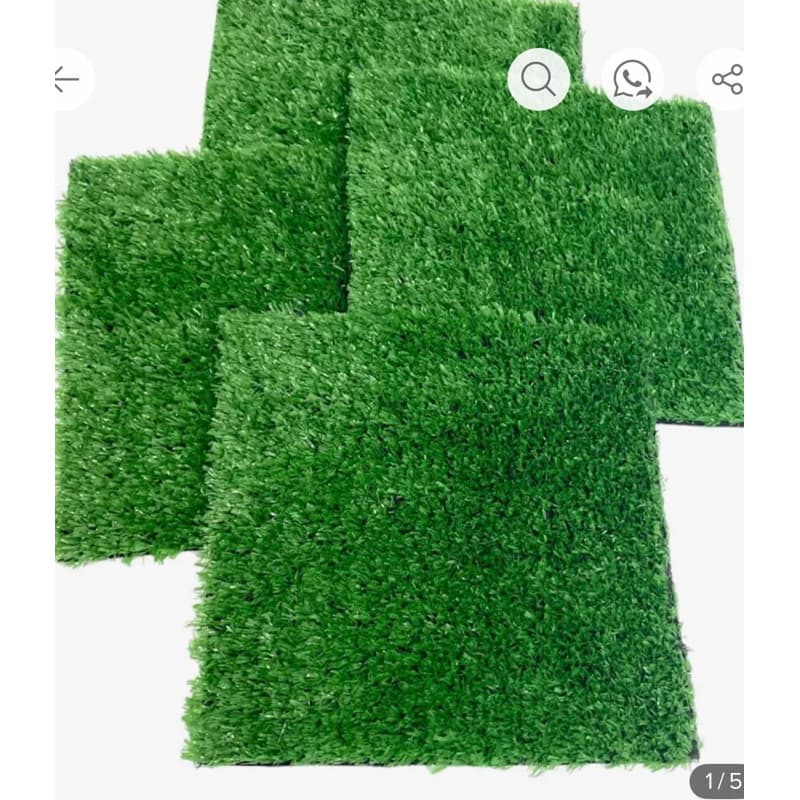 Grama Sintética Placa de tapete Artificial 25cm x 25cm Para Decoração De Casa Jardim Gramado 20MM SOLF