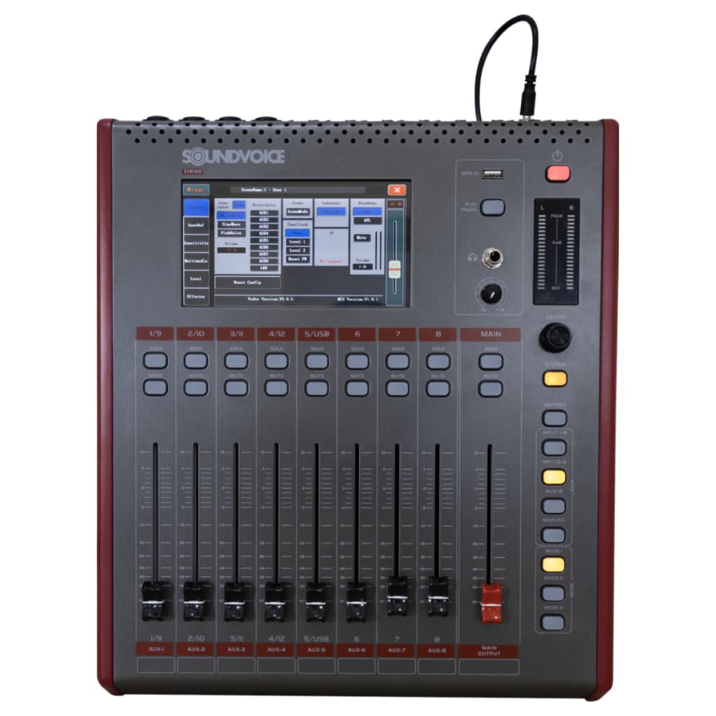 Mesa De Som Digital Soundvoice Sirius 12 - Igreja - Evento