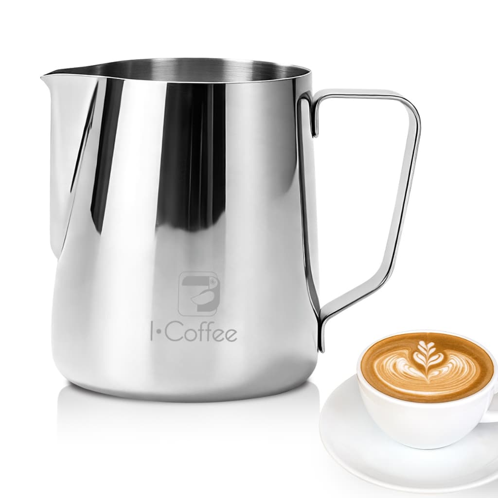 ICoffee Conjunto de Jarra de Leite em Aço Inoxidável 600 ml Jarra para Creme