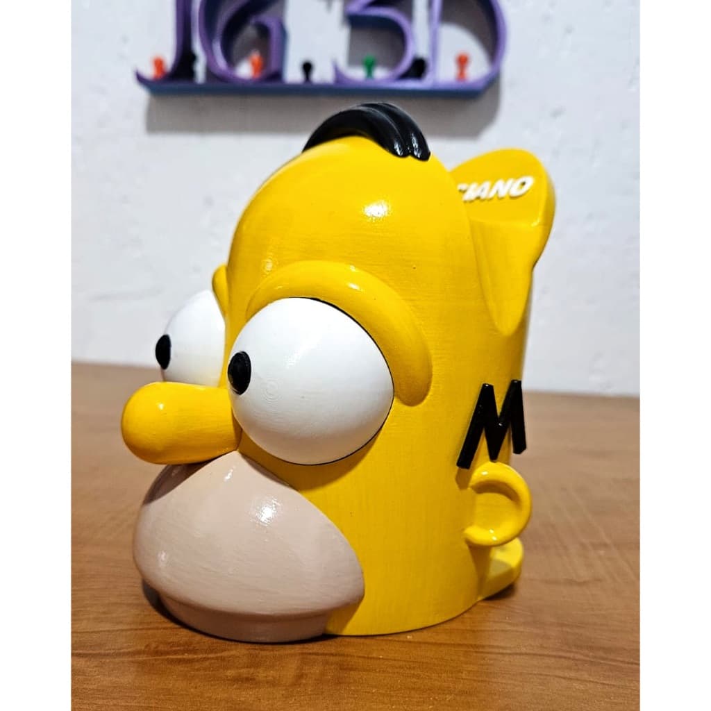 Suporte para Controle – Homer Simpsons EM 3D