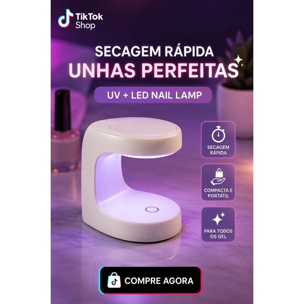 MINI CABINE UV PARA UNHAS