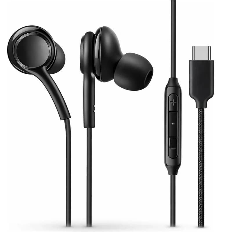 Fone de Ouvido USB Tipo C AKG Áudio Estúdio  DAC Microfone Controle Volume