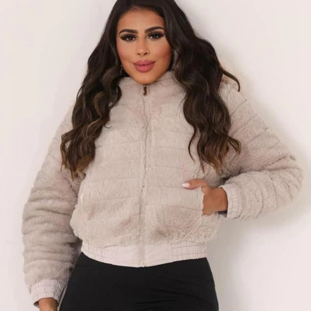 Jaqueta Puffer Casaco Inverno Feminino forrada acolchoada macia detalhes sofisticado caimento perfeito
