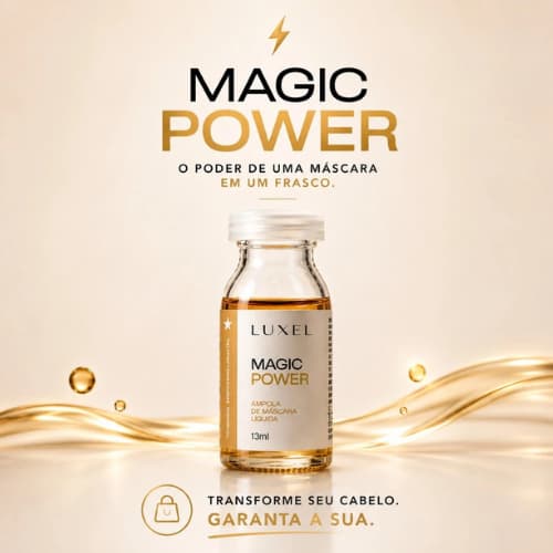 Magic Power -  Cronograma Capilar Ampola Multifuncional - und 13ml - LUXEL
