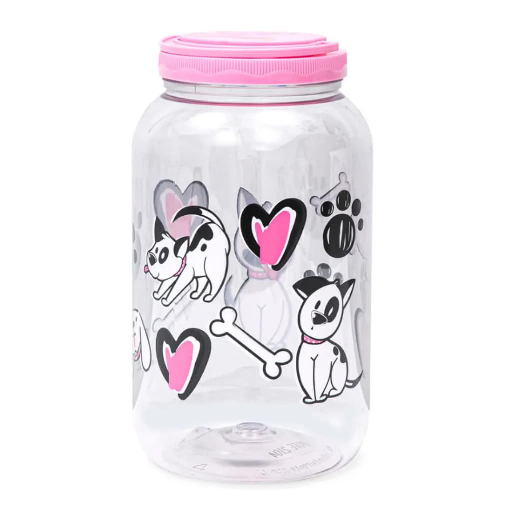 Pote plastico Guardar Ração Pet 3,6l Cachorro Dog Crocante Viagem resistente