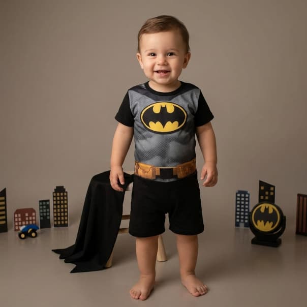 Fantasia Infantil Personagens Mickey Homem Aranha Macacão Menino