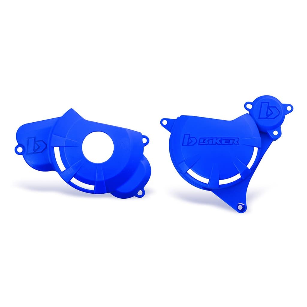 Protetor tampa de motor Ttr 230 Azul Preto B.Biker