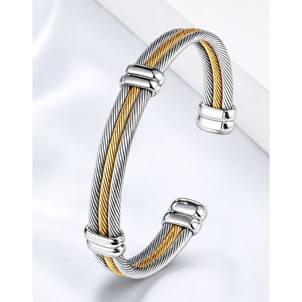 Pulseira Masculina Bracelete Feminino Aço Inox 316L Antialérgico