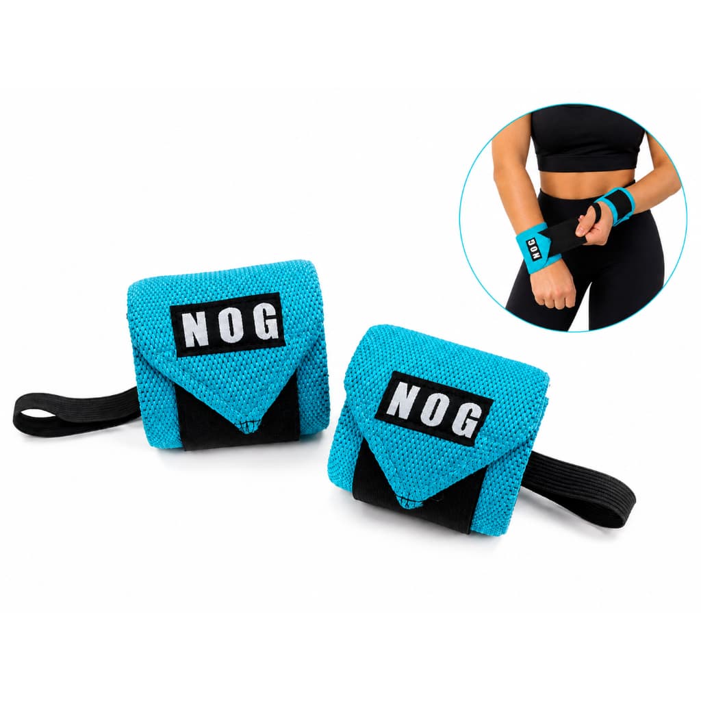 Par de Munhequeira pulso proteção Crossfit  para treino Musculação NOGUE FITNESS