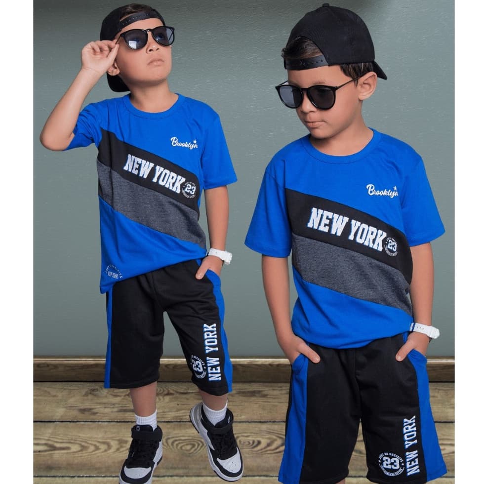 Conjunto Infantil Juvenil Menino Lançamento Verão