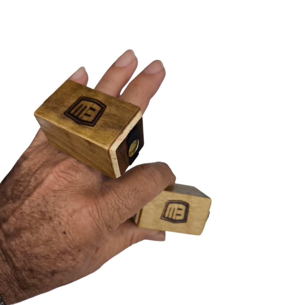 Chimbal De Dedos Cajon Marcos Brandao Percussão