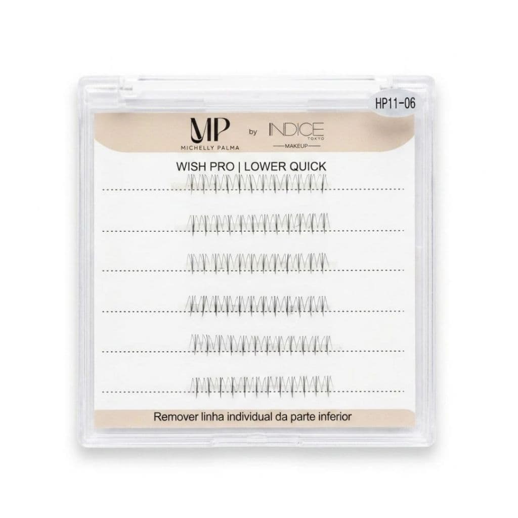 CÍLIOS LOWER WICK WISH PRO  MICHELLY PALMA 72un | TUFOS PARA CÍLIOS INFERIORES | EFEITO NATURAL | MAQUIAGEM PROFISSIONAL