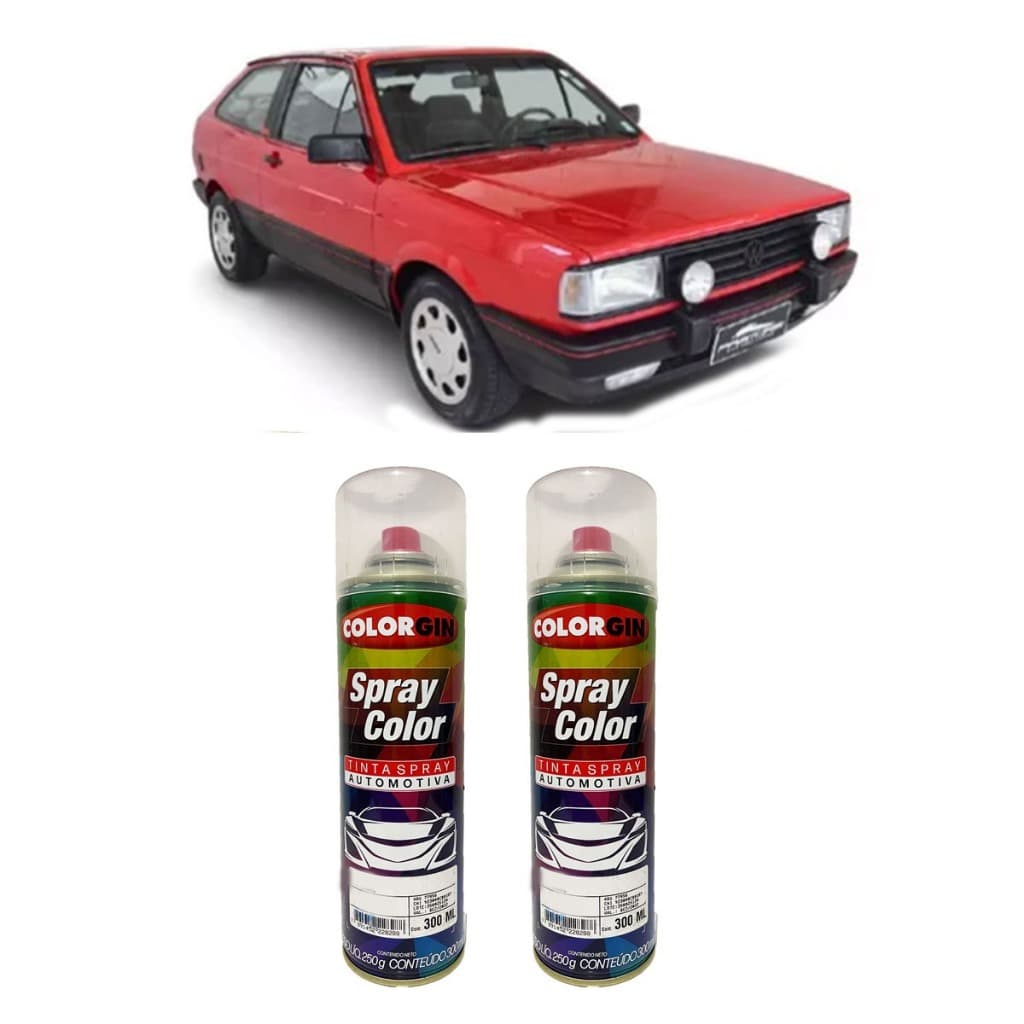 Tinta Automotiva Spray Vermelho Tornado VW