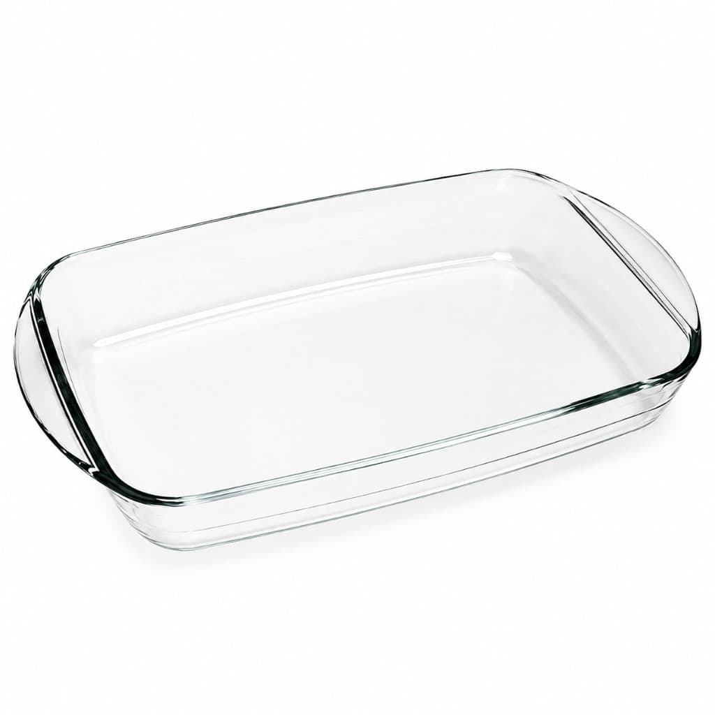 Assadeira Vidro Borossilicato Retangular Temperado Forno Microondas Lasanha Travessa Cozinha Original