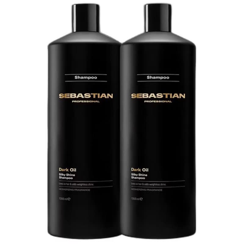 Shampoo e Condicionador Sebastian Dark Oil 1L (NOVA EMBALAGEM)