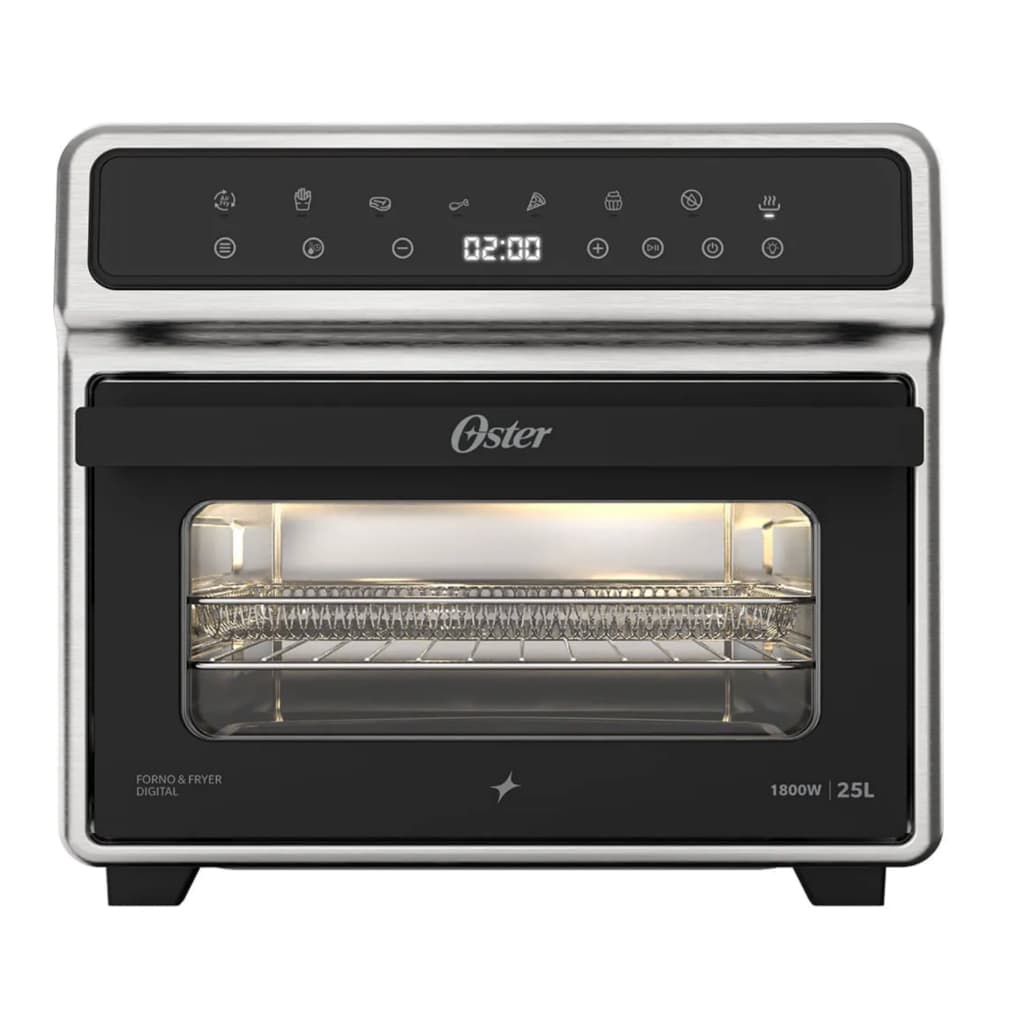 Forno e Fryer 25L Oster Multifunções 10 em 1