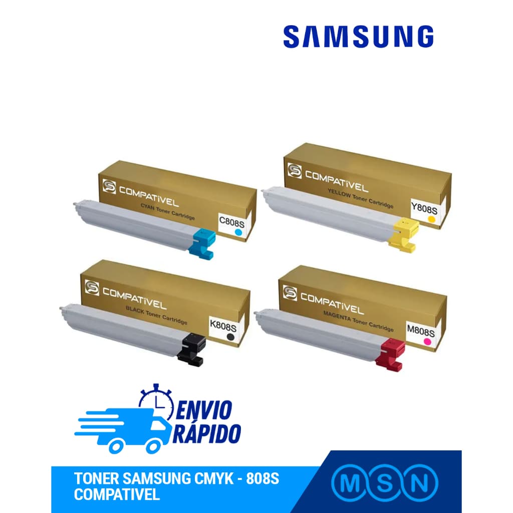 Toner Samsung K808S M808S C808S Y808S Compatível  - ENVIO IMEDIATO!