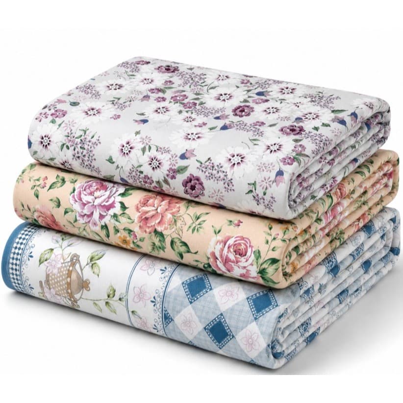 Kit 3 Toalhas de Mesa Oxford Estampadas Sortidas Ideal para Todos os Tamanhos de Mesa