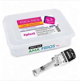 KIT PORTA FRIOS 2,3 LITROS + PEGADOR DE FRIOS 13,3 CM