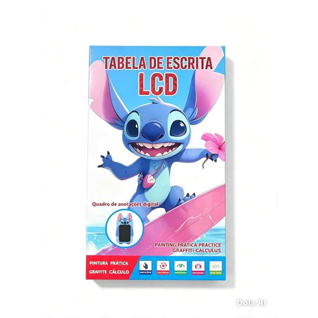 Lousa Mágica Grande Infantil Lcd Colorida Tablet