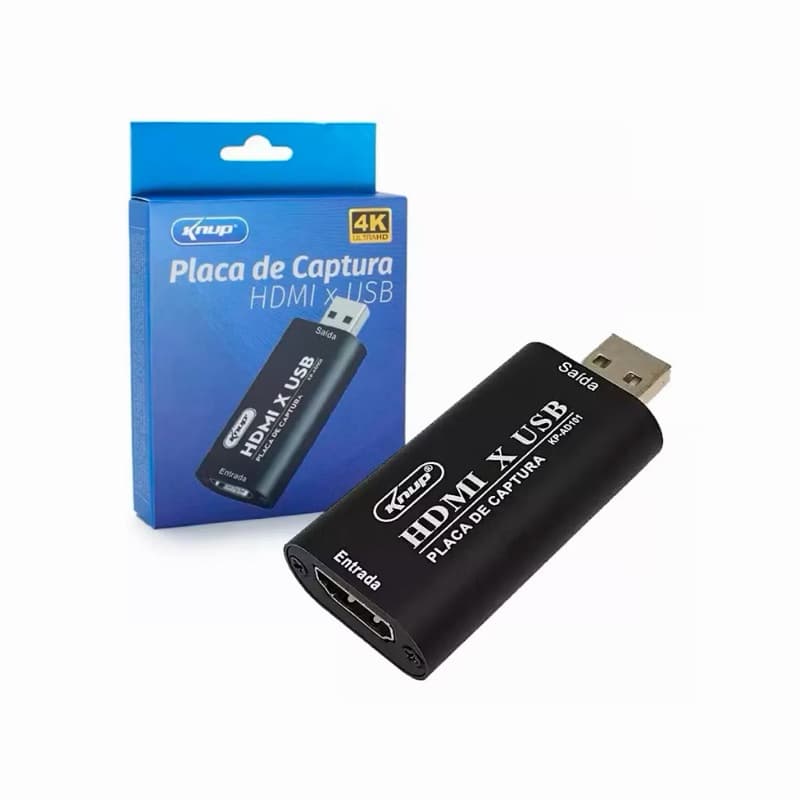 Placa de Captura HDMI x USB Knup KP-AD101