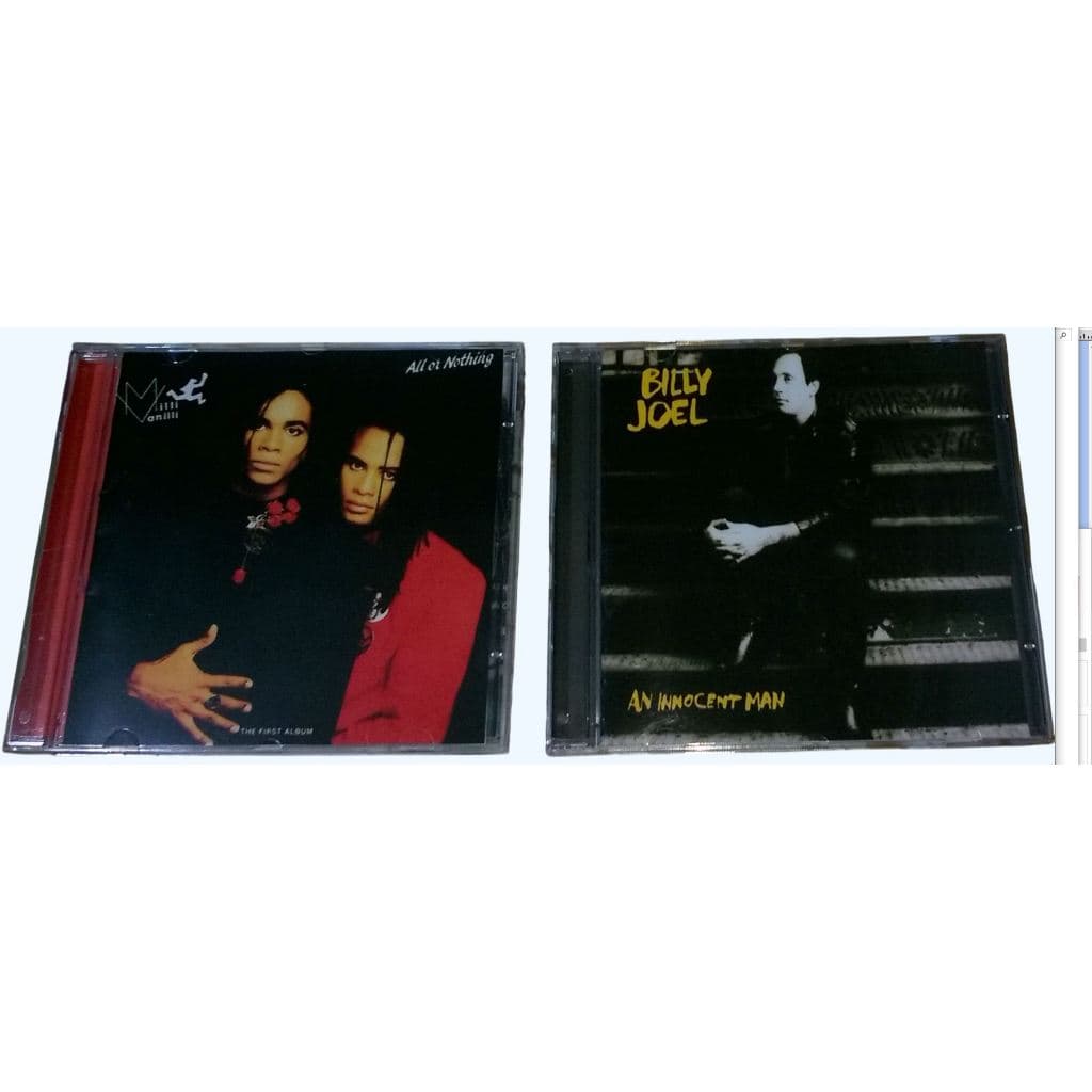 CD BILLY JOEL 1983/ MILLI VANILLI - ALL OR NOTHING 1988 CD BILLY JOEL 1983/ MILLI VANILLI - ALL OR NOTHING 1988 (The Fir