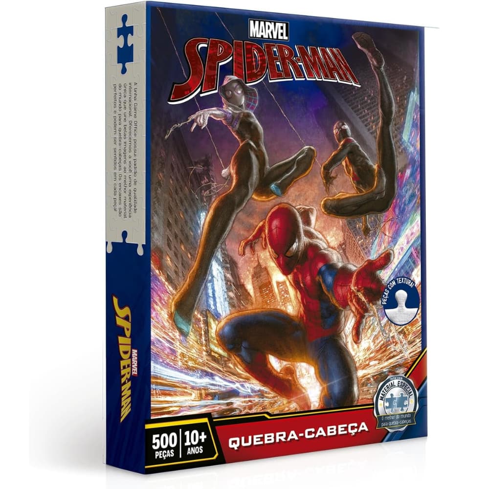 Quebra-Cabeça Homem-Aranha Spider-Man Toyster – 500 Peças