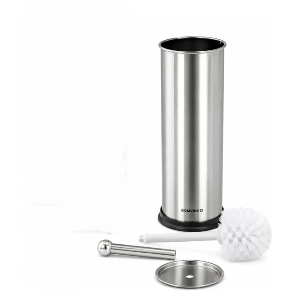 Escova Sanitária Para Limpeza de Vaso de Banheiro Aço Inox