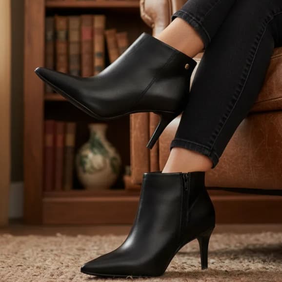 Bota Vizzano Bico Fino Zíper 3112.100