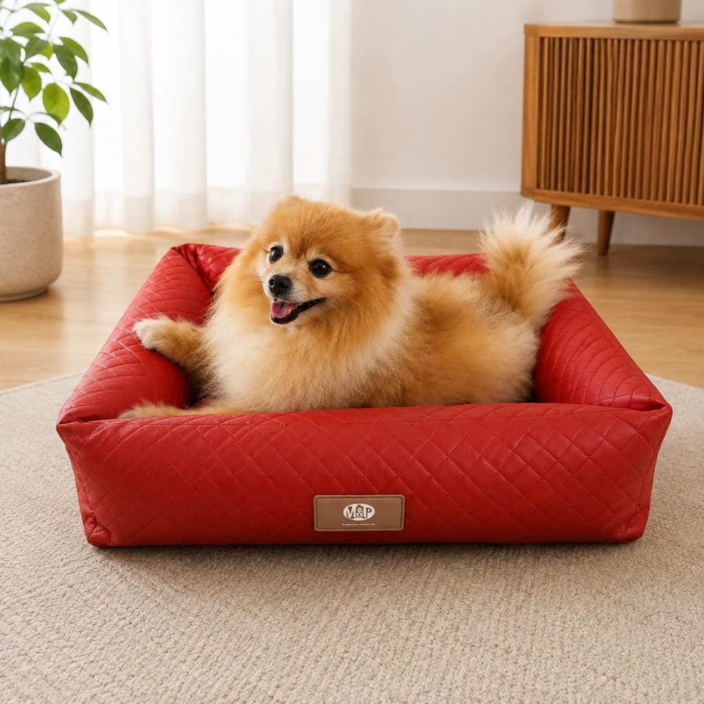 Cama Pet Corino Premium M 60x50cm – Caminha para Cachorro Confortável e Fácil de Limpar