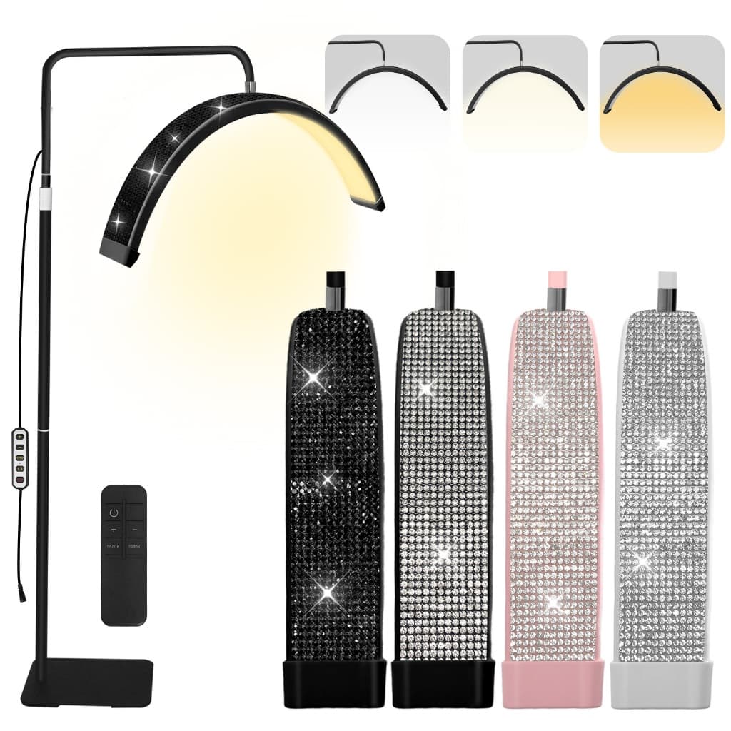 LUPITA Half Moon Lamp Aesthetics Spa Arc 3 Tones With Adjustable Remote Control Beauty Salon Skin Cleansing