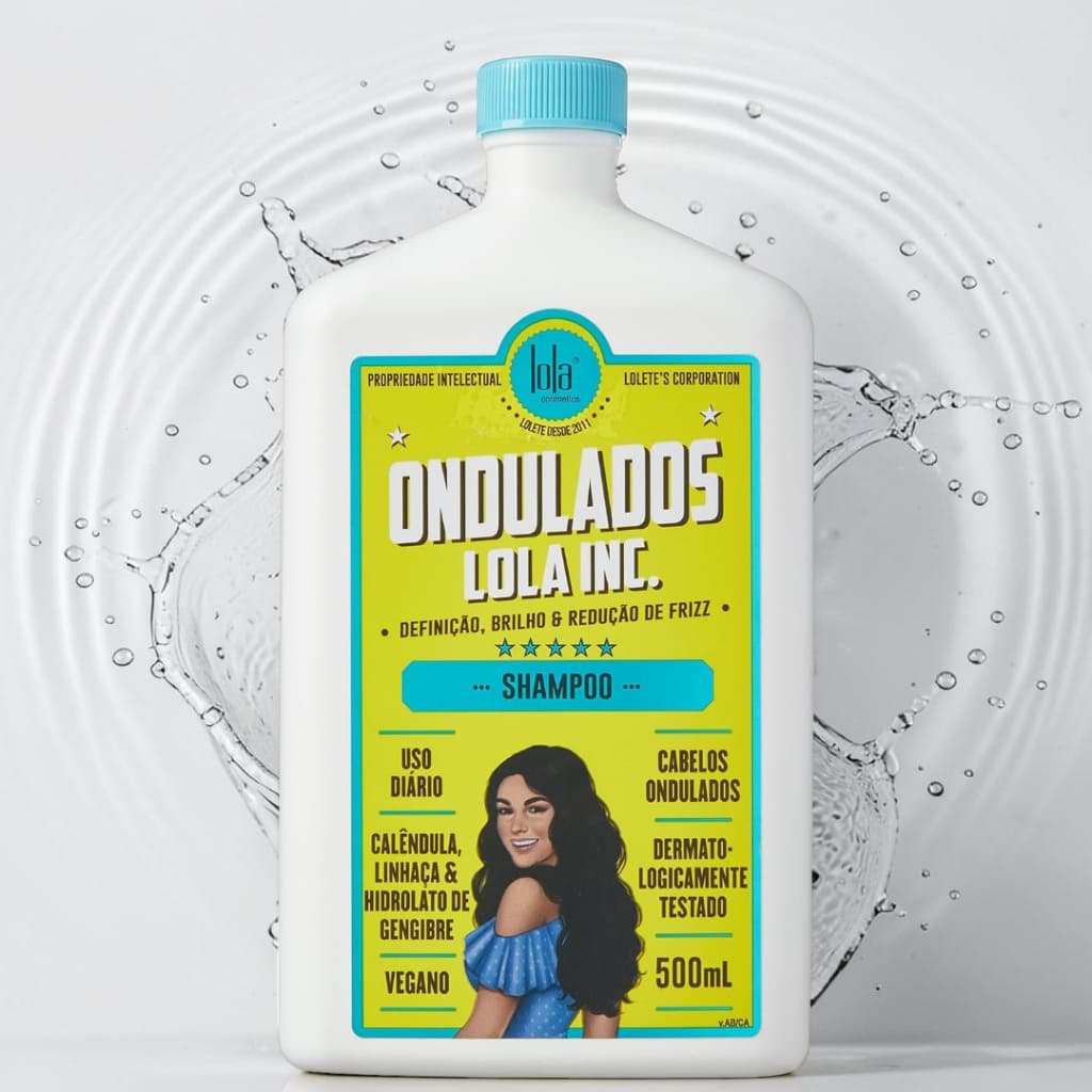 Shampoo Lola Cosmetics Ondulados 500ml - Definição, Anti-Frizz e Brilho