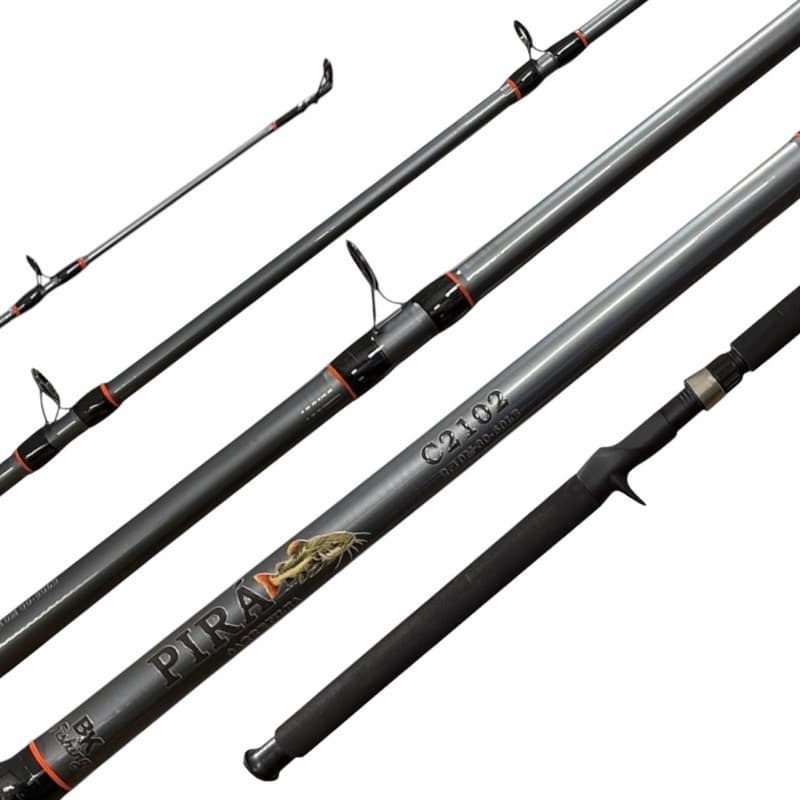 Vara Pesca P/Carretilha PIRÁ 2,10 30-60lbs 2p Pesqueiro