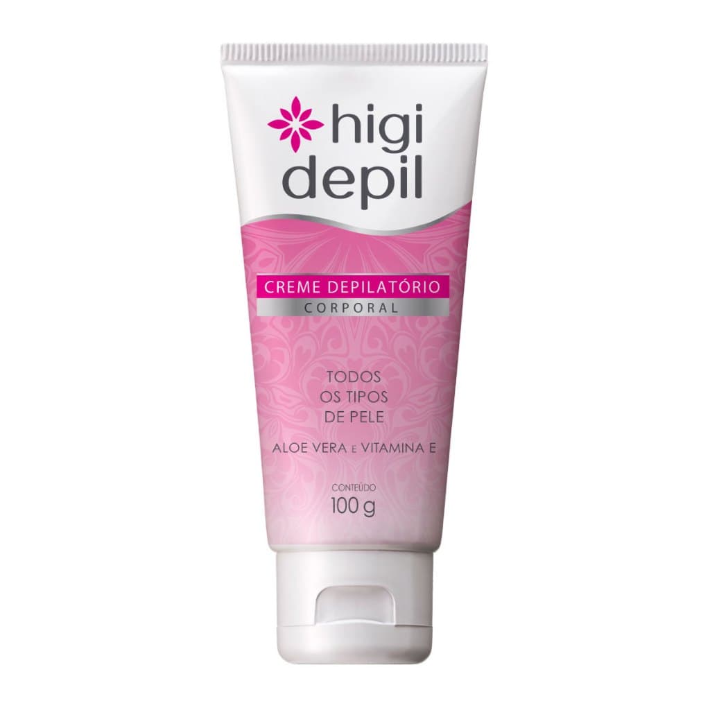 Creme Depilatório Corporal Higi Depil com Aloe Vera e Vitamina E | Depilação Indolor e Hidratante