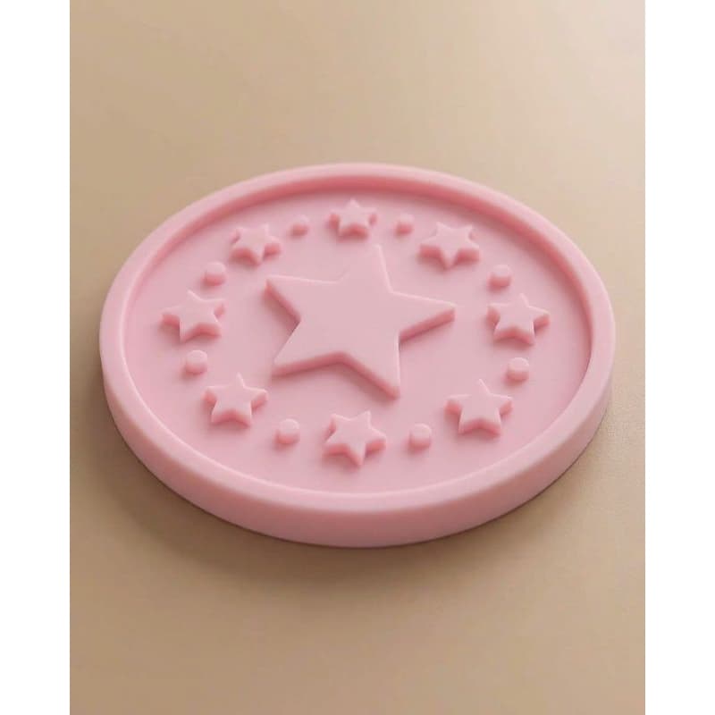 Porta copos estrela lindo minimalista com borda