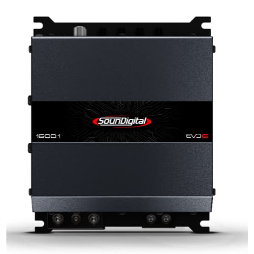 Amplificador Módulo 1600.1 Evo6 Lançamento 1 canal de 1600w RMS