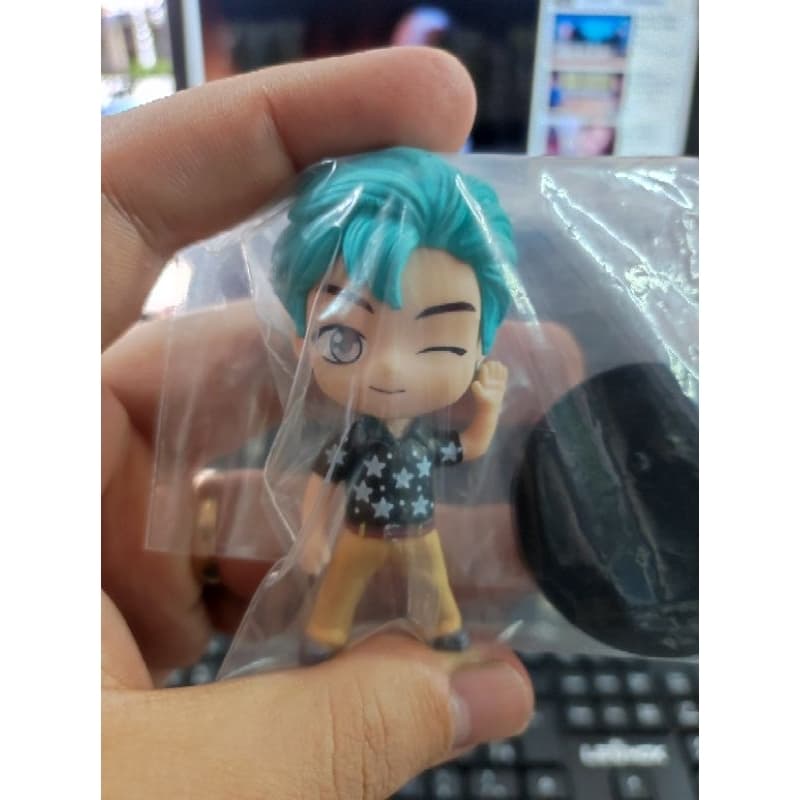 Bonequinho Mini Figura RM do Grupo BTS Action Figure Colecionável