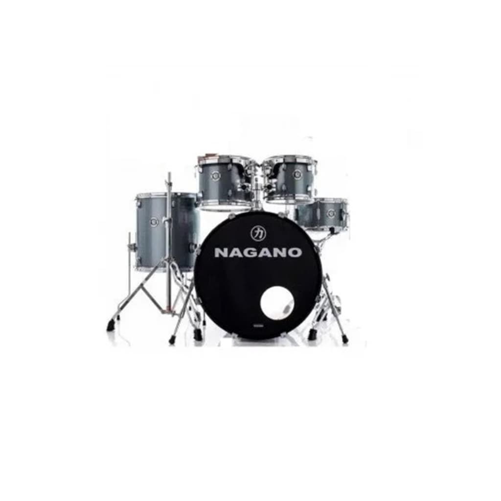 Bateria nagano  Shell Pack Apenas Tambores Cor Grafite Promoção